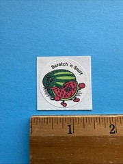 3M Murple Character Single Watermelon Matte vintage 80s scratch & sniff sticker