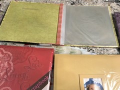 FIVE New Scrapbooks 20 Pages Each Top Loading & Scrapbooking Kit with 750 Pieces