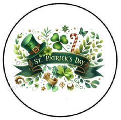 ST PATRICKS DAY ENVELOPE SEALS LABELS STICKERS PARTY FAVORS