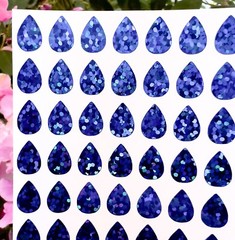 Holographic Droplet Stickers! – Choose Size/Color – Rain, Water, Tear, Liquid