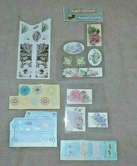 Large Mixed Lot Scrapbook Corners, Edges, Pict. Frames Partial Sheets (Lot #7)