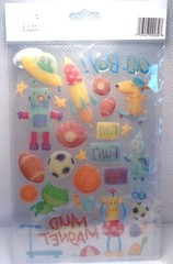 DAVID WALKER Bubbles Scrapbooking Stickers (NEW)
