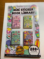 Fashion Angels Mini Sticker Book Library 200+ Stickers SEALED