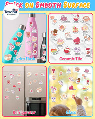 Reusable Sticker Books for Kids, Sticker Books for Toddlers, Toddler Travel Toys