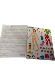 Mrs Grossmans Emily Paper Doll Christmas Clothes Decorations Rare 2008 1 Sheet
