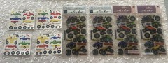Sticko Classic Stickers EK Success & Grossman Monster Trucks, 4 Sheets & 4 Packs