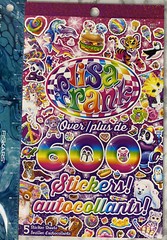 Lisa Frank Sticker Book 5 Sticker Sheets 600 Stickers Bendon Aged 3+ NEW 2019