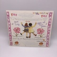 Vintage Stickers Friendship Girls Gardening Scrapbooking Lot Of 2 Sheets