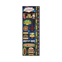 Signature Series 2012 Cardstock Combo Stickers 4.25″X12″-Las Vegas