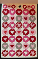RECOLLECTIONS VALENTINE’S DAY STICKER BOOK 328 PC STICKERS 12 SHEETS ROMANCE