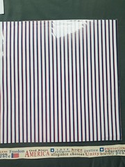 Patriotic Scrapbook Paper Craft Lot 12×12 July 4th USA Layout Stickers Embellish