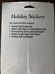 Vintage American Greetings Sticker Sheet Christmas Teddy Bears 4 Sheets NOS