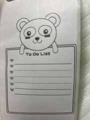 To do list small mini stickers| has 6 small lines to write on.