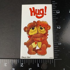 Vintage Suzy’s Zoo Bear Hug! 9568 Stickers 1 Module Friends Love