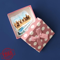 Navy Peony Outback Australia Stickers