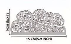 Roses Edge Border Die Cut Card Making Cutting Dies Fancy Doily Lace Floral Rose