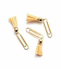 Park Lane Tasseled Paper Clips – YELLOW – 5 pcs