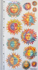 Violette Stickers Moon & Suns Crafts Planner Supply Scrapbook Celestial