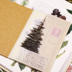 50pcs/Pack leaves stickers leaf plant and animal vellum stickers T03