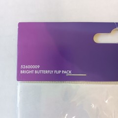 Sticko Bright Butterfly Flip Pack Sticker Set -125 pcs