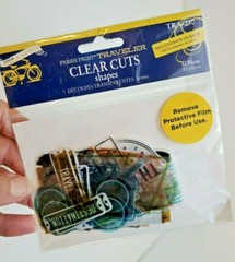 TRAVELER Clear Cuts Shapes (42 pieces) by FRESH PRINT® – New & Sealed