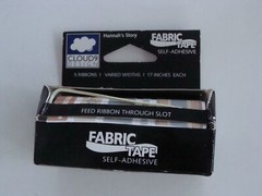 Cloud 9 Design Self Adhesive Fabric Tape – 5 Ribbons Striped Floral Happy Memori