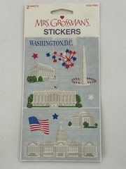 Mrs Grossmans Stickers Washington DC City Landmark White House Monument Capitol