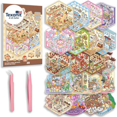 20 Sets DIY 3D Sticker Scene Collection Book for Kids Adults Cute Make Your Own
