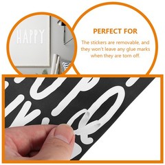 6 Sheets Self Adhesive Alphabet Stickers Business Letter Decals Mailbox