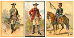 Military Uniform Illustrations, Military Art, CUT & PEEL STICKER SHEET