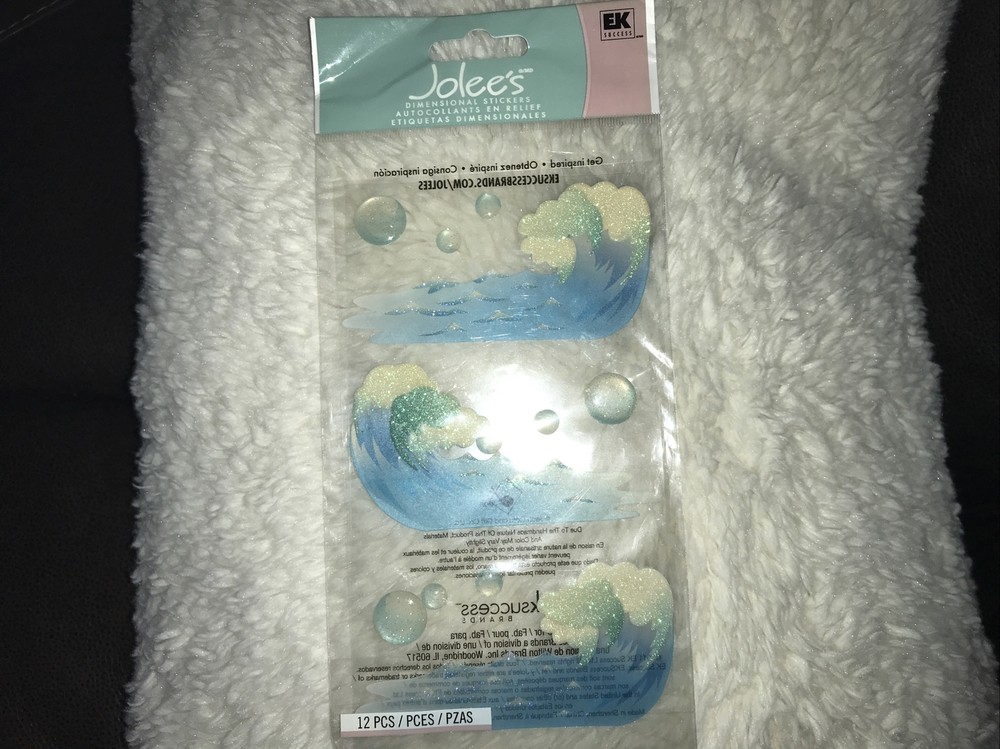 Jolee’s Vellum Stickers -Waves –