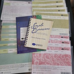 Creative Memories Photo Mat, Journaling, Stickers with Expressions & Basics Book