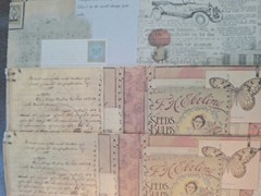100 Pc Scrapbooking JJ Craft Ephemera Papers Vintage Art Collage Revisited