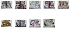 GRAPHIC 45 EERIE TALE TIME TO FLOURISH CARDSTOCK STICKER SHEET 12×12 OR 2(6X12)