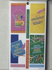 Happy Planner 518 Sticker book 30 Sheets School Abstract Teacher Classroom