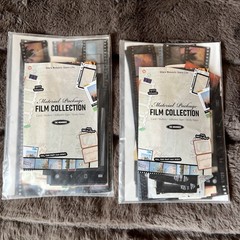 2-100pcs Movie Film Stickers for Scrapbook Kit Film Strip Photo Frame Movie Film