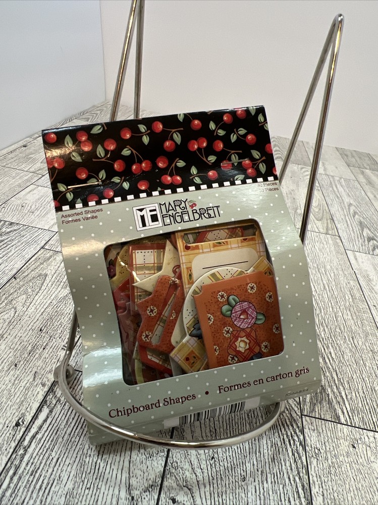 Mary Engelbreit Chipboard Shapes – tags teacups, teapots floral