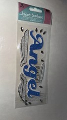RARE Jolee’s Glitter Angel Wings Halo Gems Scrapbooking Title Stickers