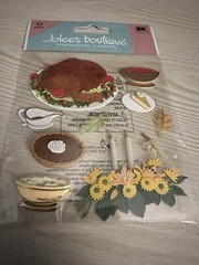 Jolee’s Boutique Thanksgiving Feast Dinner Turkey Sticker Scrapbooking Crafts
