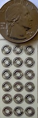 SILVER SQUARE & CIRCLES Outline Stickers(4”x9”)Starform •Memories•Card Making•