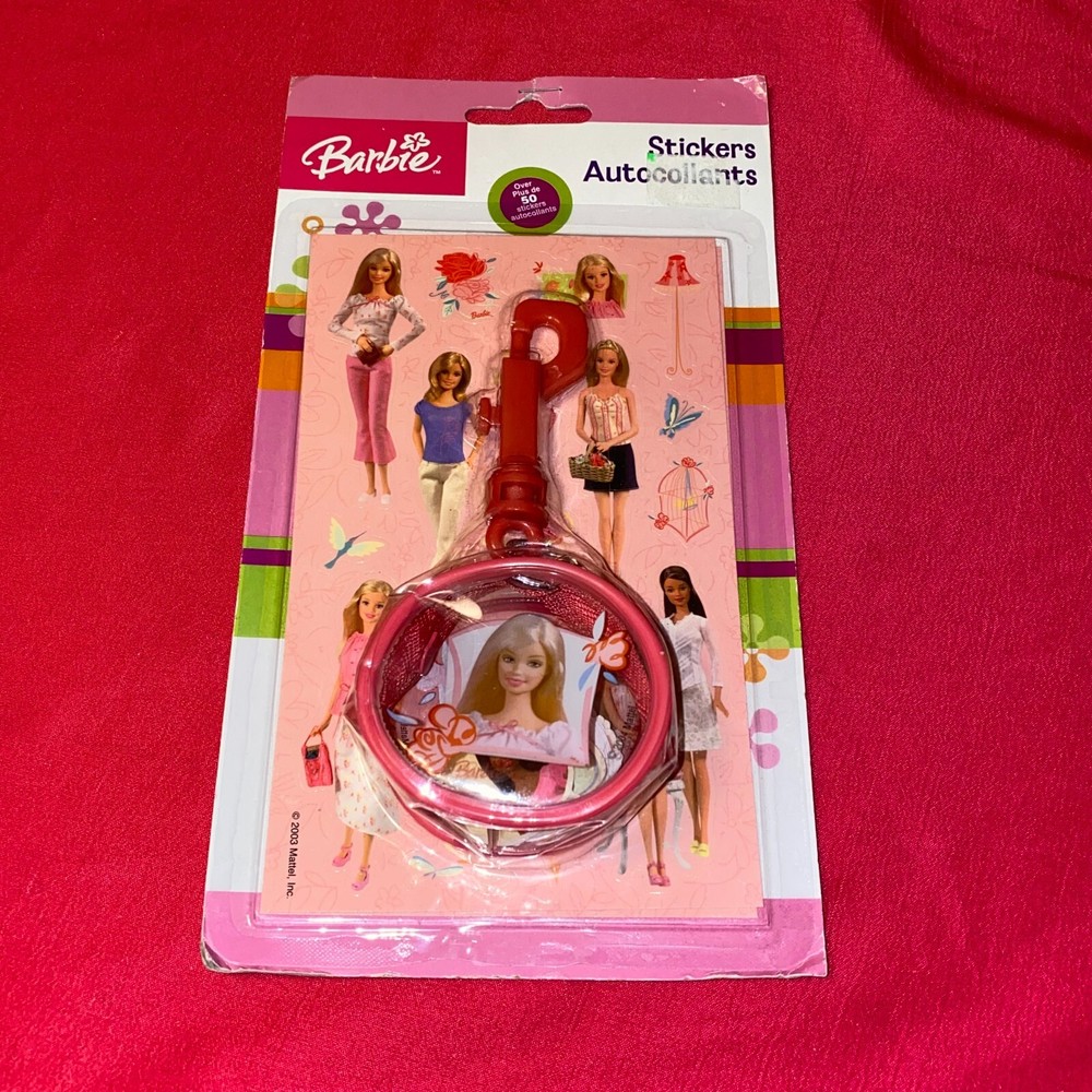 Barbie Stickers With Bag Pouch Sealed Sandylion 2004 Sealed
