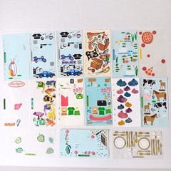 Stickopotamus Sticker Binder With 41 Sticker Sheets (27 New Or Full)