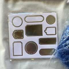 HOTP Sarabooks & Paper Pizazz Scrapbook or Junk Journaling Fiber Pack, Paper Kit