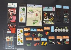 Garden Vegetables: Large Lot (19) Scrapbook Embellishments Stickers Jolee’s Plus
