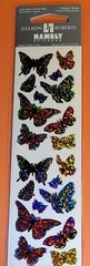 Jillson Roberts Hambly Foiled Multicolor Butterflies Stickers S7306 Scrapbooking