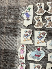 Vintage Rare Disney Sticker LOT 1980s-1990’s Scrapbook Mickey Donald Pluto