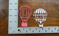 Hot Air Balloons DIE CUT OUTS Card Embellishments