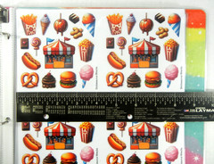Food & Drink Sticker Binder Full Of Stickers