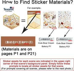 20 Sets DIY 3D Sticker Scene Collection Book for Kids Adults Cute Make Your Own