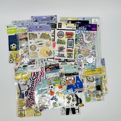 Lot Of 35+ Scrapbook Jolee’s + Jubilee + Other Hobbies Fishing Music Occupation